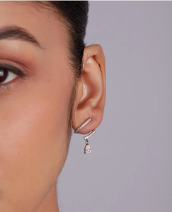 Elegantes Pendientes de Diamantes Cultivados en Laboratorio, Certificados por IGI, Joyería al por Mayor para Mujer - Product Image 4