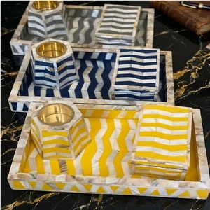 ชุดถาดไม้มะม่วงธรรมชาติแกะสลักด้วยมือสุดหรู พร้อมที่วางธูป - Product Image 6