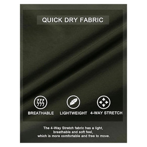 กางเกงกีฬาขาสั้นผู้ชาย 7 นิ้ว แห้งเร็ว ยืดหยุ่น น้ำหนักเบา สำหรับออกกำลังกาย วิ่ง เทรนนิ่ง มีกระเป๋าซิป ระบายอากาศได้ดี - Product Image 3