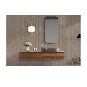 MARRIOT BROWN - Baldosas de Porcelana Vitrificada de Doble Digitalización con Aspecto de Piedra Marrón de Lujo, 600x1200 mm, 10 mm de Grosor, Acabado Mate - Product Image 1
