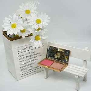 Paleta de Rubor Mineral Herbal Vegano para Mujer, Acabado Natural, Doble Color, 7.5g, Personalizable, Venta al Por Mayor de Fábrica - Product Image 5