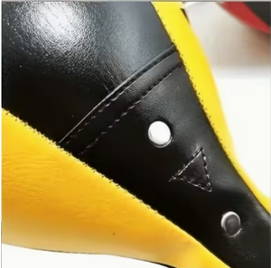 Balón de velocidad de boxeo de PU amarillo y negro con pedestal, para práctica de boxeo, uso universal, equipo de entrenamiento de velocidad al por mayor - Product Image 6