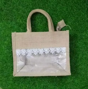 Eco Friendly Jute <b>Storage</b> <b>Bag</b> Colorful Tree Print Durable Reusable Multipurpose Organizer Tote <b>Large</b> Capacity Home Use India - Product Image 2