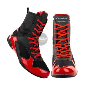 Chaussures de boxe robustes avec panneaux de ventilation en mesh pour une stabilité maximale lors des entraînements intensifs, chaussures de boxe personnalisées - Product Image 1