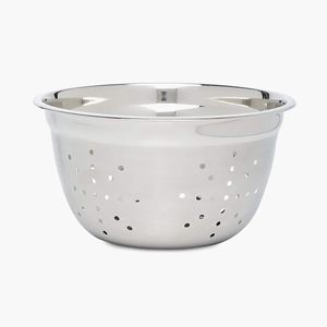 Wholesale Stainless Steel Colander Strainer Multipurpose Pasta Vegetable Fruit Washing <b>Draining</b> <b>Basket</b> Bulk Durable Kitchen Tool - Product Image 1