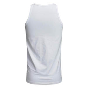 เสื้อกล้ามคอกลมสีขาวสำหรับผู้ชาย แขนกุด ผ้าถัก สีพื้น ไซส์ใหญ่ - Product Image 2