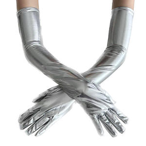 Guantes de Ópera Largos de Primera Calidad para Mujer, con Apliques, 100% Poliéster, Cuero, Satén Suave, Color Personalizado, para Vestir de Noche - Product Image 1
