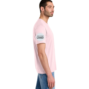 เสื้อยืดพรีเมียมแบบทริบลีนสำหรับตลาดยุโรปขายส่ง รับสกรีนลายผ้าไหมตามสั่ง - Product Image 1