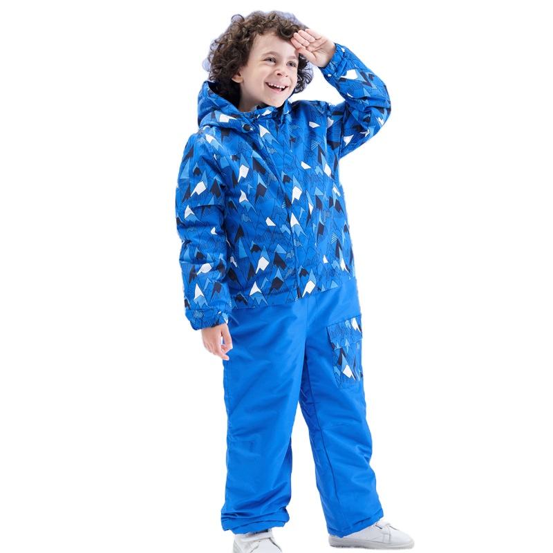 Boys Ski Jacket And Snow Pants Sets Winter Children's Ski Suit