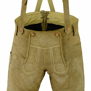 Pantalones Cortos de Lederhosen para el Oktoberfest, Último Modelo, Bordados, Estilo Tradicional Alemán, Casuales, Impermeables y Transpirables, Venta al Por Mayor - Product Image 2