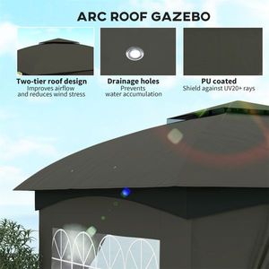 Tenda e Gazebo da Esterno per Pergola e Decorazione del Giardino - Product Image 4
