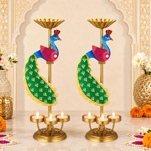 Ensemble de porte-bougies en bois de manguier artisanal en forme d'éléphant - Vente en gros Inde - Product Image 3
