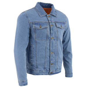 Top Quality Men's Clothing Denim Jackets for Best Style 100% Cotton Casual Wear Denim Jackets - Product Image 3