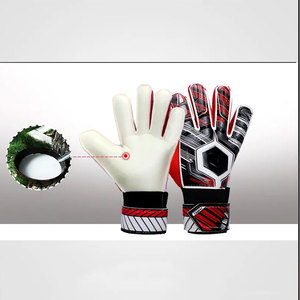 Guantes de Portero de Fútbol Personalizados, Dedos Completos, Diseño de Grietas, Cuero PU, Cierre de Velcro, Unisex, Transpirables, Antideslizantes - Product Image 2