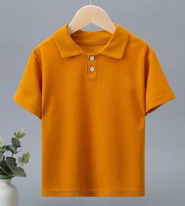 Camiseta Polo Informal para Niños, de Manga Corta, de Algodón, Uniforme Escolar para Niños y Niñas, Venta al por Mayor con Logotipo Personalizado, Marca Tejida - Product Image 5