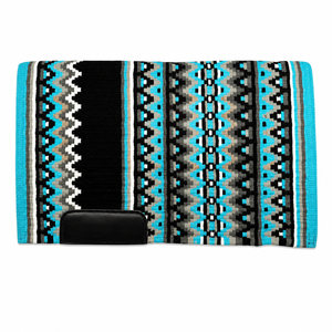 Tapis de selle Western Navajo en laine tissé à la main, couverture personnalisée pour l'équitation, équipement équestre, vente en gros, fabricant de tapis de concours pour ranch - Product Image 1