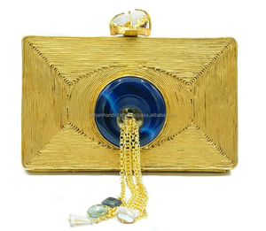 En gros mère de poire cristal strass pochette dames soirée sac à main mariée coquille fête sac à main par l'artisanat de luxe - Product Image 3