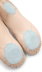 Women's Ballet Shoes Genuine Leather Upper Full Sole Arch Support Breathable Jazz Dance <b>Flat</b> Heel Beginner - Product Image 4