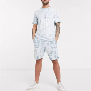 Conjunto de Camisa y Pantalones Cortos Ligeros de Algodón 100% Transpirables y Térmicos para Hombre, Tallas Grandes, Estilo Urbano, Servicio OEM, Verano, ARTIST INDUSTRY - Product Image 5