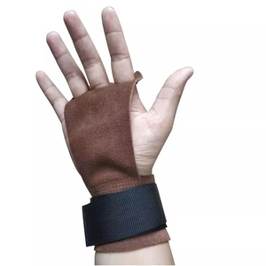Sangles de poignet réglables en PU antidérapantes pour la musculation et les tractions – Gants d'entraînement unisexes à fermeture par boucle - Product Image 2