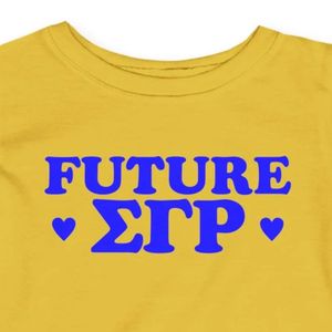 Camiseta Personalizada de la Hermandad Griega Sigma Gamma Rho para Mujer, Camiseta Deportiva de Manga Corta, Ropa Casual Urbana, Logotipo Personalizado, Venta al Por Mayor - Product Image 3