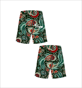 Ferocious <b>Men</b> <b>s</b> Paisley Print Board Shorts <b>Plus</b> <b>Size</b> Casual Elastic Waist Short Shorts Wholesale OEM Custom - Product Image 1