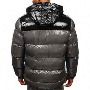 Vestes matelassées pour hommes, veste d'hiver matelassée pour temps froid, veste matelassée de haute qualité, respirante, pour hommes, OEM - Product Image 6