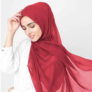 Hiyab Liso de Moda para Mujer, Cómodo, Suave y Transpirable, Pañuelo Islámico para la Cabeza, Suministro al por Mayor - Product Image 5