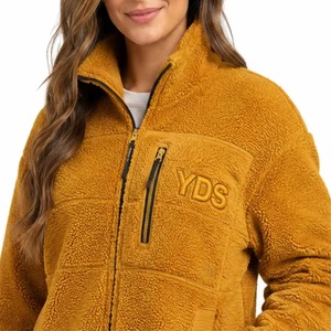 Trendy Winter Men's Long <b>Orange</b> ColorBlock Hooded Polar <b>Fleece</b> Jacket-Waterproof Breathable Quick Dry Reflective Thin - Product Image 6