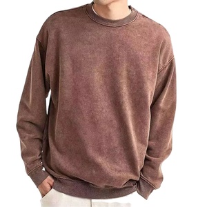 Sudadera Básica para Hombre con Diseño Personalizado al por Mayor, Lavado Ácido, Mejor Calidad, Precio Económico, Sudadera Básica para Hombre con Lavado Ácido, HECHA POR HS 2026 - Product Image 1