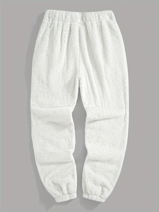 Pantalon de jogging en polaire pour homme, chaud et décontracté, pour le sport, vente en gros, usine de vêtements - Product Image 2