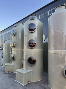 PP vật liệu khí thải ướt Scrubber bơm HEPA lọc 500cfm cho chất thải công nghiệp thanh lọc khí axit Loại bỏ 99% - Product Image 6