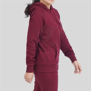 Survêtements unis pour femmes en gros, vierges, pour personnalisation de marque, en tissu French Terry de haute qualité, équipement d'entraînement - Product Image 6