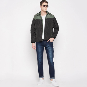 OEM Mens Windproof Hooded <b>Padded</b> Down Jacket Lightweight Packable Winter Puffer Coat Custom Logo Wholesale - Product Image 4