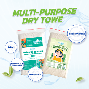 Lingettes sèches écologiques Kawaii non tissées 180x130mm 300 feuilles extra douces jetables individuellement emballées multi-usages personnelles - Product Image 6