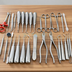Nuevos Conjuntos de Instrumentos Dentales Color Plata de Alta Calidad en Venta - Product Image 4