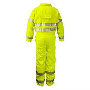 Overol de Seguridad de Alta Visibilidad Premium con Cinta Reflectante, Overol de Seguridad Multibolsillos, Overol de Seguridad Industrial, Ropa de Trabajo - Product Image 3
