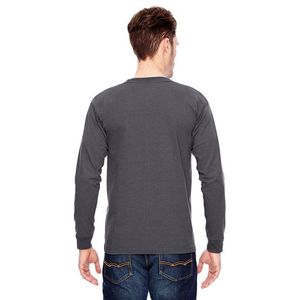 T-Shirt a Maniche Lunghe 100% Cotone per Uomo, Taglia S per Adulti, 6.1 Oz. - Colore Grigio Cenere - Product Image 5