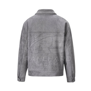 Elegant Mens <b>Suede</b> Leather <b>Jacket</b> Genuine Soft <b>Suede</b> Classic Slim Fit Winter Outerwear Fashion Daily Wear - Product Image 2