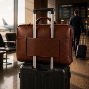 Bolsa de Ropa de Cuero Genuino Hecha a Mano, Porta Trajes Premium, Cremallera Resistente, Estilo Casual y Sencillo, para Viajes, Venta al por Mayor, Equipaje de Negocios - Product Image 2