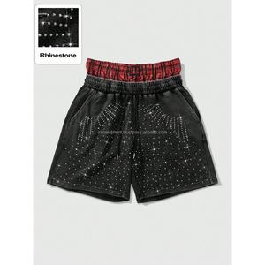IRON ELEPHANT Pantalones Cortos de Lona para Hombre, Cintura Alta, 100% Algodón, Cierre con Cordón, Ecológicos, de Secado Rápido, Transpirables, Casuales, Lisos - Product Image 3