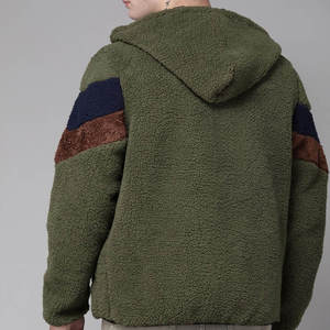 <b>Men's</b> Hooded <b>Fleece</b> Jacket Waterproof Reversible <b>Sherpa</b> Lining Zipper Closure Casual Autumn Winter Warm Coat - Product Image 3