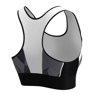 Girls High <b>Support</b> Breathable Simple Sports Bra Quick Dry Seamless <b>Crop</b> <b>Top</b> Removable Padding Yoga Running Fitness - Product Image 3