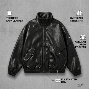 Custom Men's Oversized <b>Leather</b> Jacket <b>High</b> Grade | Breathable Stylish <b>Top</b> Demanded Clothing Manufacturer - Product Image 5