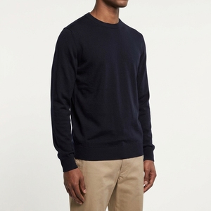Suéter de punto personalizado para hombre con cremallera de un cuarto, cuello alto, informal, de invierno, venta al por mayor, marca privada, proveedor de fábrica OEM ODM - Product Image 4
