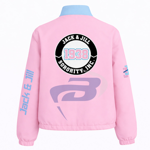 Chaqueta de carreras de algodón Jack And Jill Of America Sorority para mujer, chaqueta de carreras deportiva de alto rendimiento para motociclistas. - Product Image 3