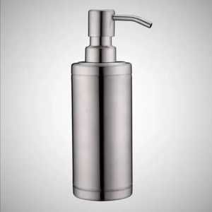 Brushed Stainless Steel <b>Soap</b> Dispenser Rustproof Liquid Hand <b>Wash</b> Bottle Luxury Bathroom Vanity Lotion Pump 350ml - Product Image 5
