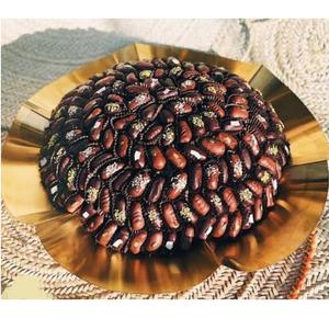 Bandeja de Metal para Servir Comida en Casa, Hotel o Restaurante, Decoración de Mesa, Bandeja de Servicio de Estilo Lujoso, Bandeja Dorada para Chocolate - Product Image 5