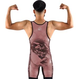 2025 nouveaux maillots de lutte pour hommes personnalisés tous les Sublimation hongrie vêtements de sport internationaux taille adulte Spandex Arts martiaux - Product Image 3