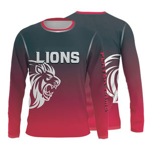 Maillot de basketball dégradé pour jeunes 2026 |   Vêtements d'équipe personnalisés à manches longues |   Vente en gros OEM - Product Image 5